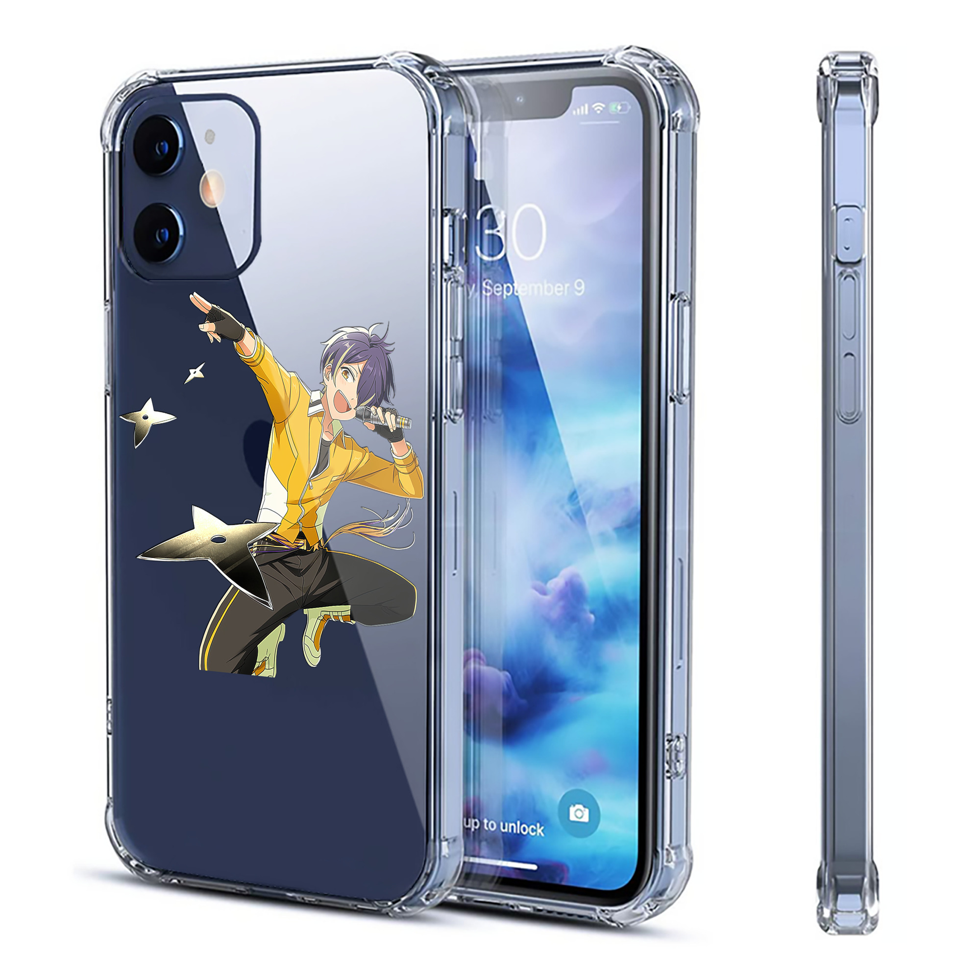 （画像用） あんさんぶるスターズ! Ensemble Stars 【iPhone 12シリーズ対応】透明スマホケース（クリアソフトケース）